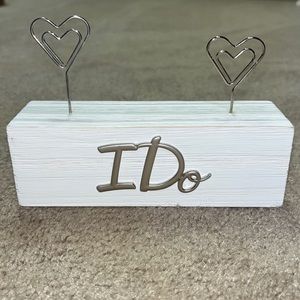 “I Do” picture holder